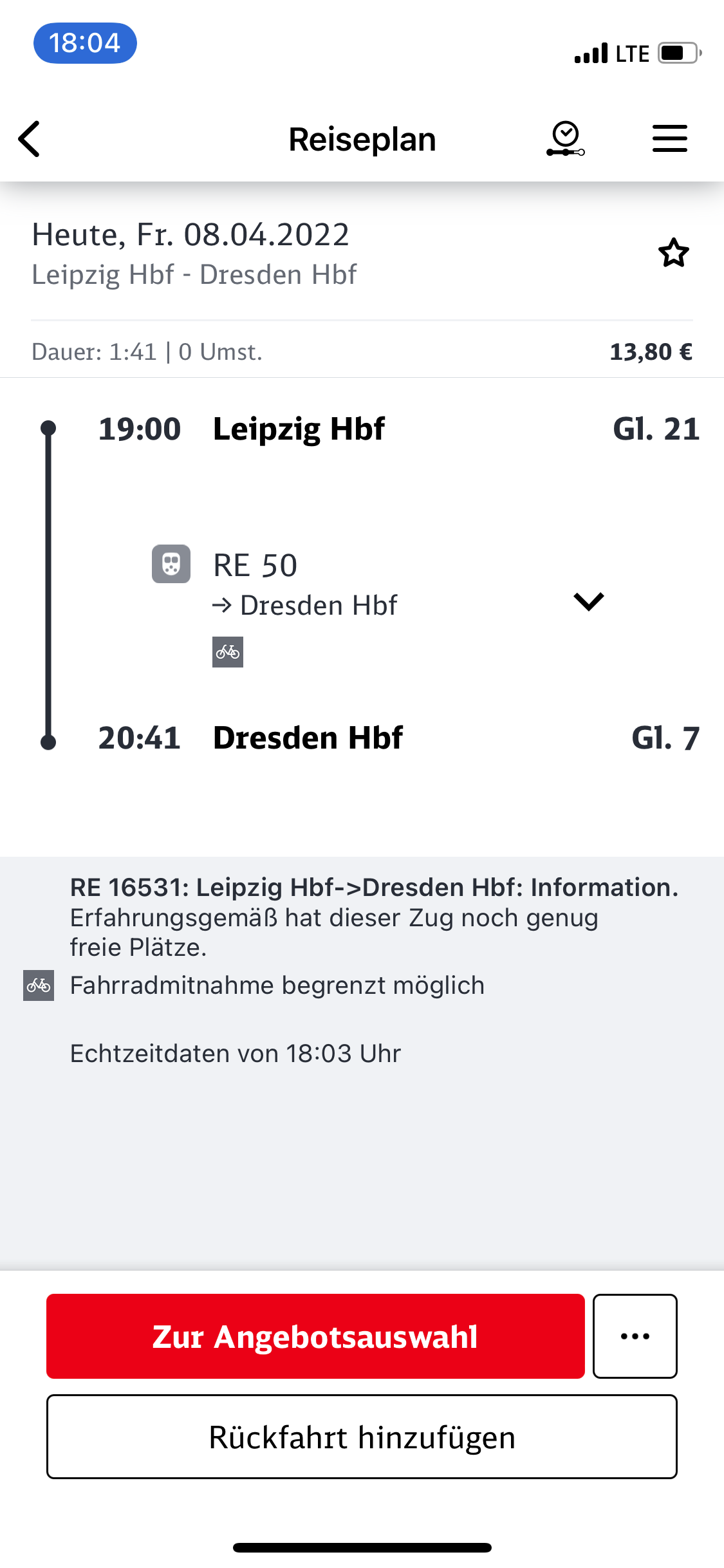Abbildung zu Tag 3: Leipzig in Sicht