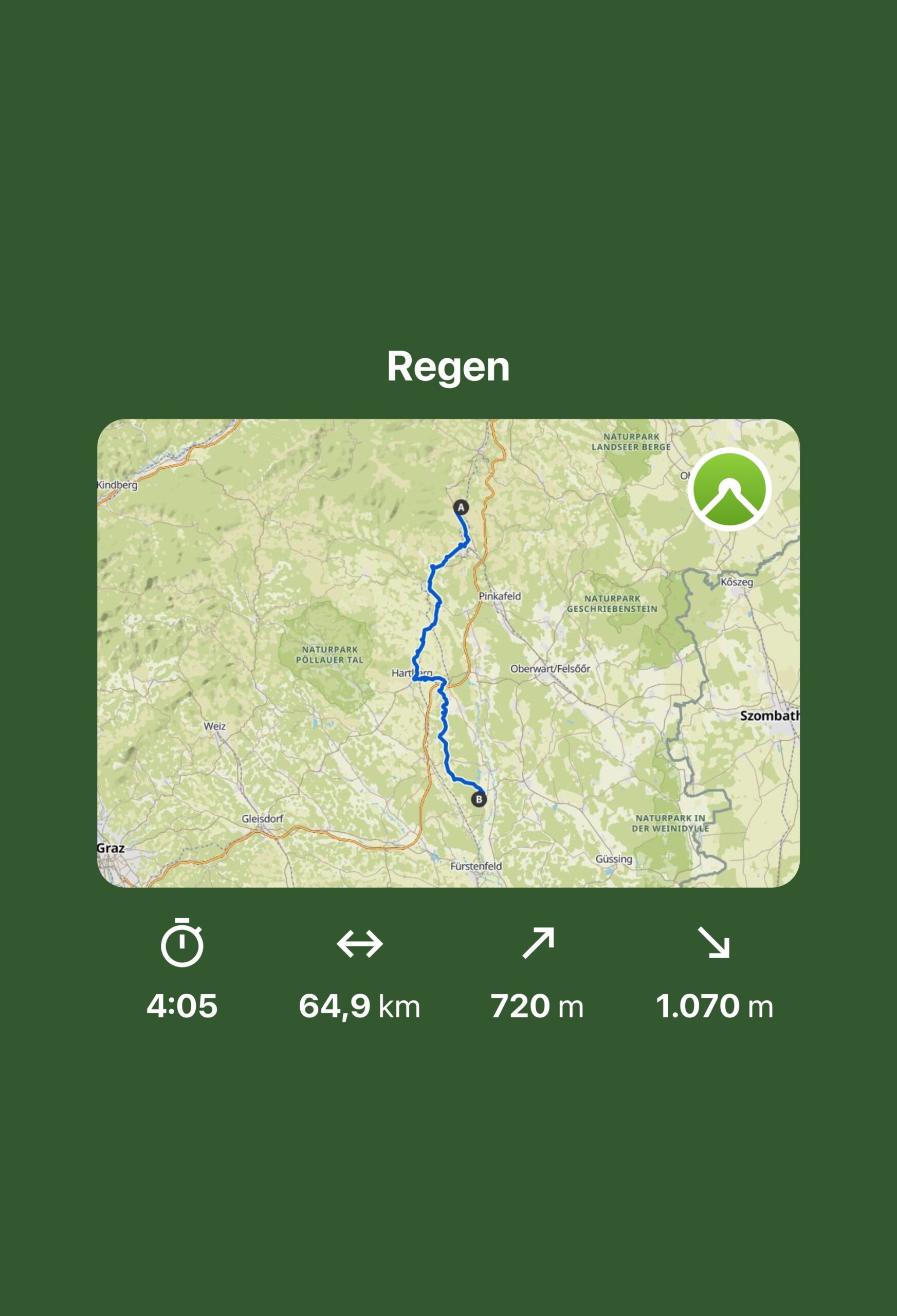 Abbildung zu Tag 22: Regen und Gastfreundschaft